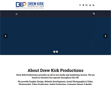 Tablet Screenshot of drewkirkproductions.com